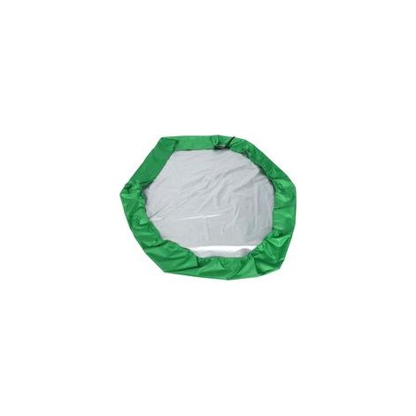 Bâche de protection hexagonale pour bac à sable, imperméable et avec cordon de serrage, verte, pour jardin extérieur. (1/5)