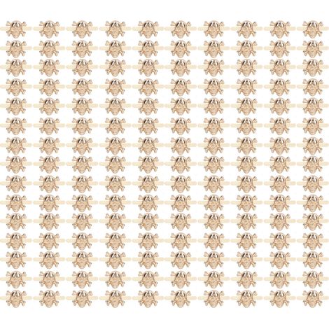 150 Pcs Rivets Tête de Mort Style Gothique, Accessoires Clous Stud pour Chaussures DIY, Vêtements et Sacs en Or (1/5)