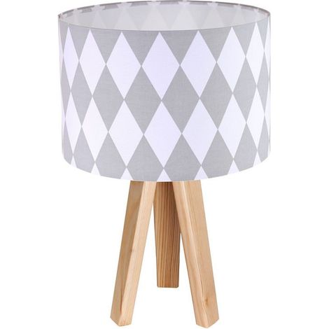 Lampe de chevet classic 040s-002 - Bois clair