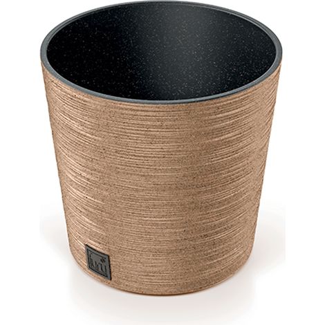Prosperplast Blumentopf FURU Round Eco Wood Natur 25 cm (1/5)