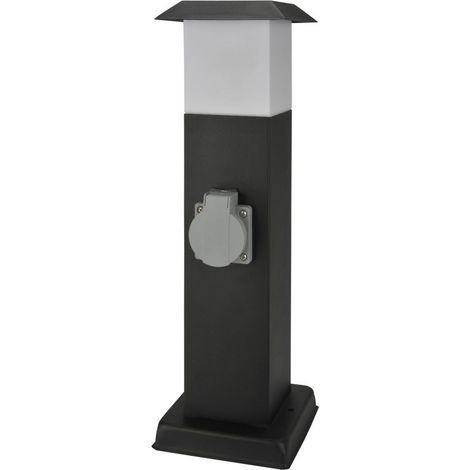 Edelstahl Außensteckdose 2 Steckdosen, ohne Kabel Außensteckdose (1/3)