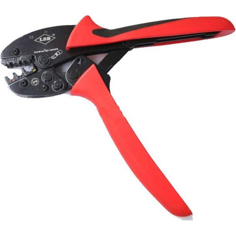 Pince à dénuder Type de pince à sertir for bornes à sertir isolantes Outils à sertir de 1 à 6 mm² (1/2)