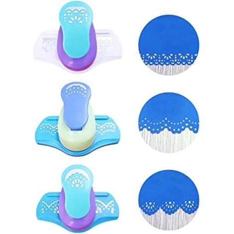 Lot de 3 perforatrices rondes pour papier artisanal, scrapbooking, cartes cadeaux, décorations (1/5)