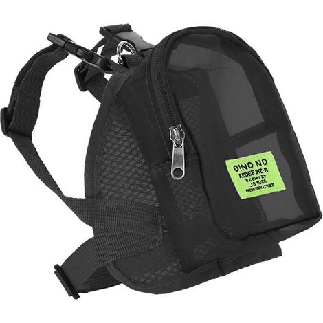 Sac à dos pour chien harnais chiot sacoches nylon mesh respirant extérieur randonnée voyage animaux accessoires. (1/4)