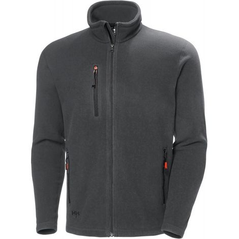 Giacca Oxford Fleece Taglia 2Xl Grigio