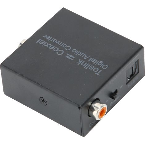 Convertisseur Audio SPDIF Optique/Coaxial Bidirectionnel avec Sélecteur (1/5)