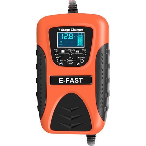 Desulfator de batterie. chargeur de batterie de voiture 7 étapes pour bateau pour tondeuse à gazon pour moto (1/4)