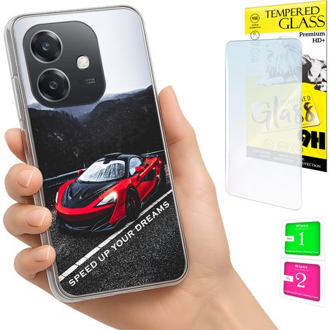 Schutzhülle für Oppo A40 / A40m / A60 5G: Fotoschutzhülle, Rückseite aus 9H-Glas (1/5)