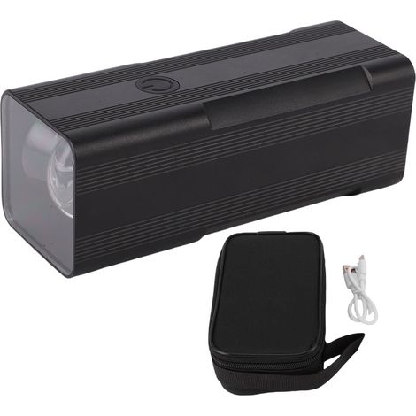Lampe de poche pour contrôle de la finition des murs, 650 LM, lampe LED portable pour le nivellement des murs, avec port de sortie USB-C (1/5)