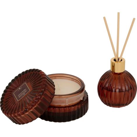 Coffret Senteur 2 Pièces "Albie" 8cm Figue Noire (1/5)