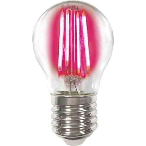 LightMe LM85314 LED EEK G (A - G) E27 Tropfenform 4 W Rot (Ø x L) 45 mm x 77 mm Filament 1 St.