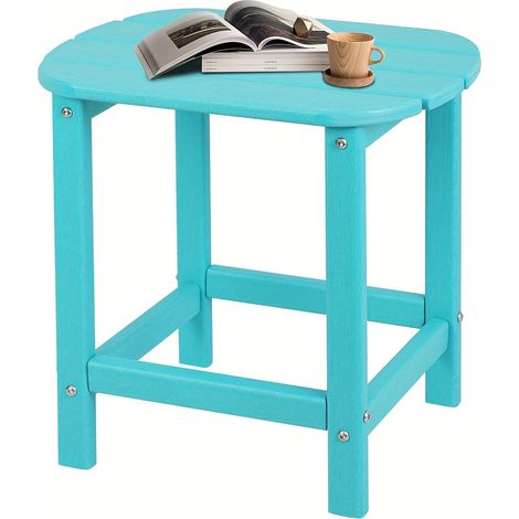Chaise Adirondack et table d'appoint. Ensemble idéal pour terrasse, jardin ou bord de piscine (1/5)