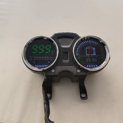 Bajaj CT100 LED Digital Dashboard - One of the best-selling digital motorcycle dashboards in South America (1/5)
