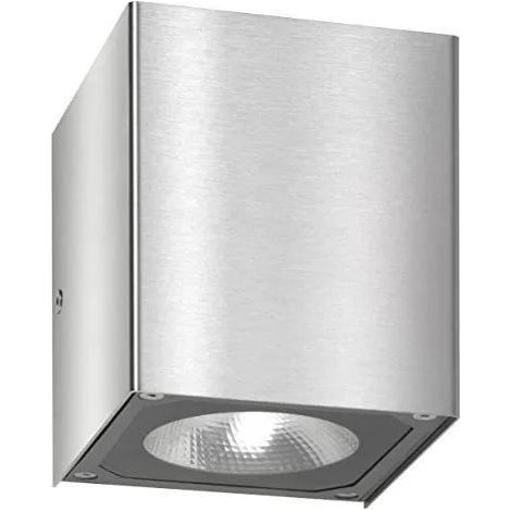 lámpara de pared LED acero inoxidable 2x7W 3000K