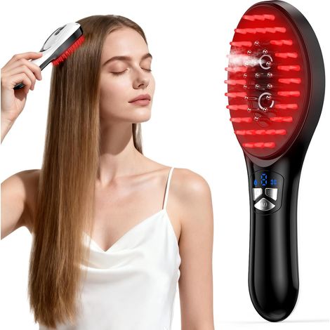 6-in-1 rechargeable scalp massage oil applicator,  nano mist,  electric vibrating scalp brush for home spa,  relaxation head massage tool for all hair types (1/5)