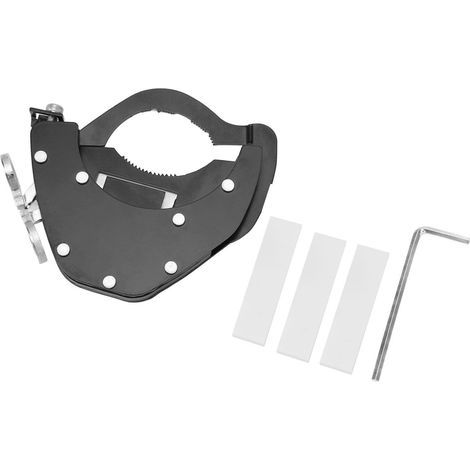 Verrouillage universel antirouille et réglable de la poignée d'accélérateur pour motos avec base de verrouillage d'assistance d'accélérateur. (1/5)