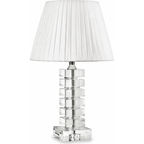 Fade Lampada in Cristallo Panarea H 57 Cm – Lampada da Tavolo Elegante Design Classico