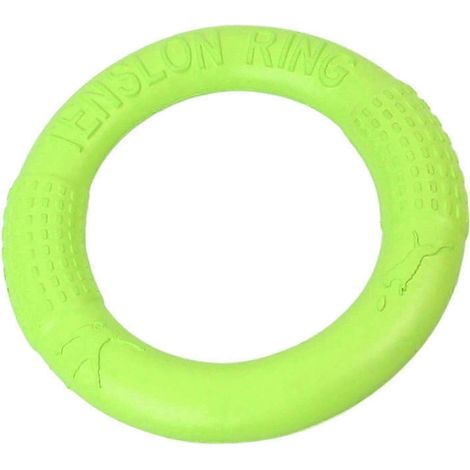 Anneaux à mâcher résistants et durables pour chiens de grande et moyenne taille, en EVA, pour la dentition des petits chiens et les chiens qui mâchent avec force. Anneau d'entraînement-27cm Green (1/5)