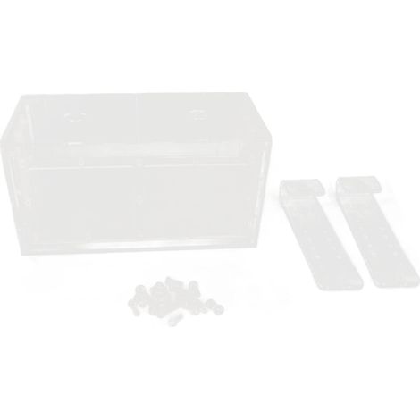 Boîte d'isolement pour l'élevage de poissons avec côté en maille transparente, adaptée aux petits poissons d'aquarium (231112 cm, 9,14,34,7 pouces). (1/5)