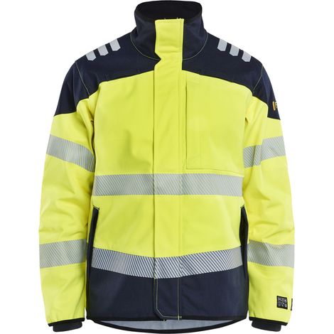 Veste de travail softshell multinormes 4948 - Jaune fluo/Marine XL