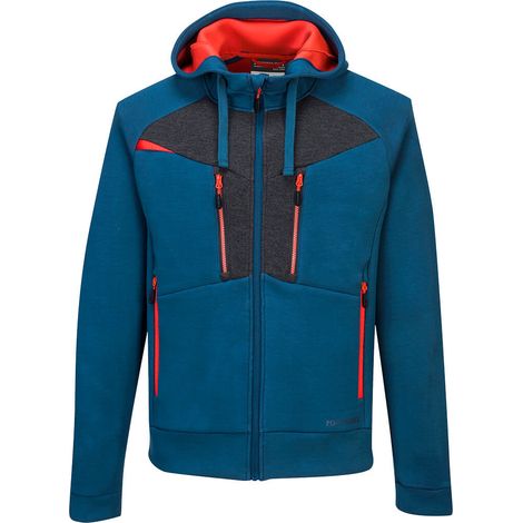 Zip-Hoodie Dx4 Farbe: Blau Metro Größe M - Portwest