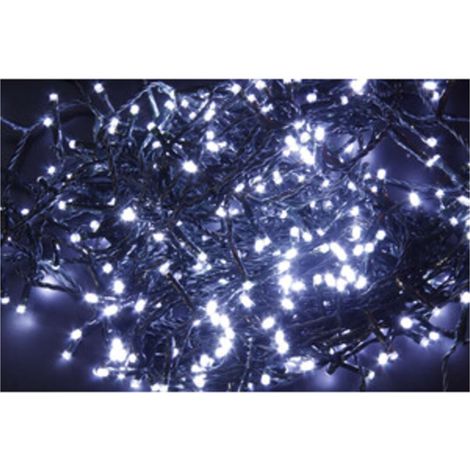 CATENA LUMINOSA  200 LED BIANCO FREDDO - 1 pezzo