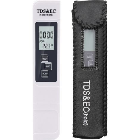 TDS/EC-Tester - für Wasser, hohe Präzision, mit Display - Alovez