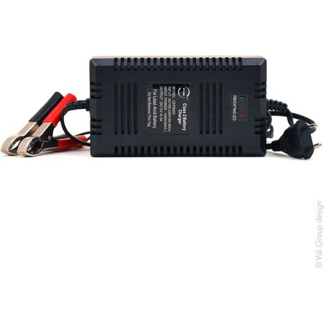 NX - Chargeur plomb NX 12V/6A 110-230V - pinces crocodiles (Intelligent) (1/3)