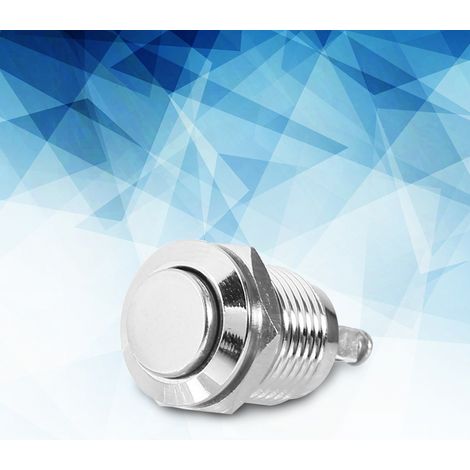 Bouton poussoir momentané étanche 12mm en métal pour interrupteur électrique (1/5)