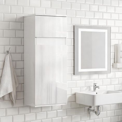 Meuble de salle de bain en mDF vetro temperato 34 x 30 x 79,4 cm (1/5)