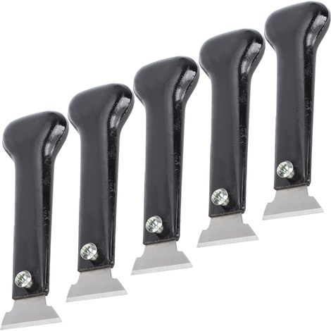 5 Pièces Outil de Sculpture sur Cuir avec Manche, Kit de Travail Manuel DIY (1/5)