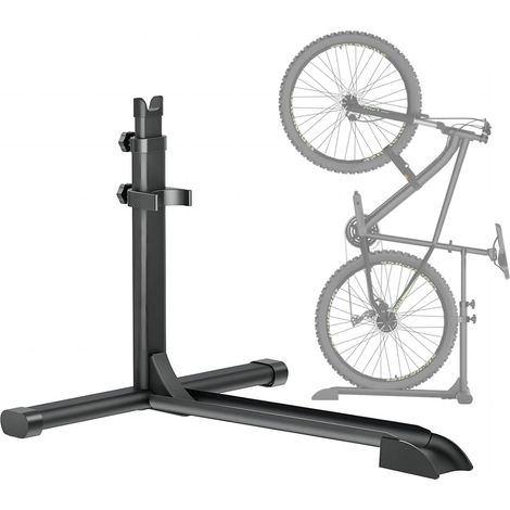 Support vertical pour vélo - Support de sol droit pour le rangement des vélos à l'intérieur - Garages et appartements (une pièce) (1/5)