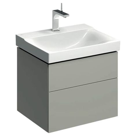 Geberit Xeno 2 armoire sous lavabo 580x530x462mm, 2 tiroirs, (1/2)