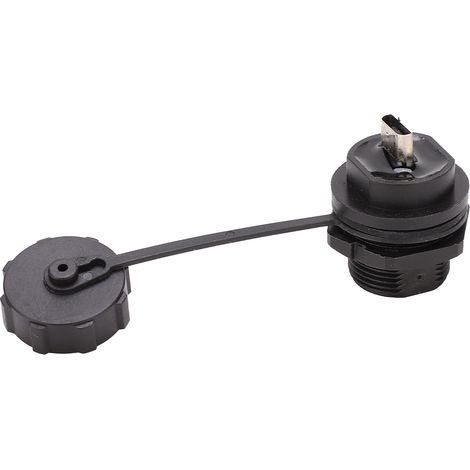 Connecteur USB Micro Femelle Étanche IP67, Prise Arrière Carte Mère E10MCTFFF, Port Charge Résistant à l'Eau (1/5)