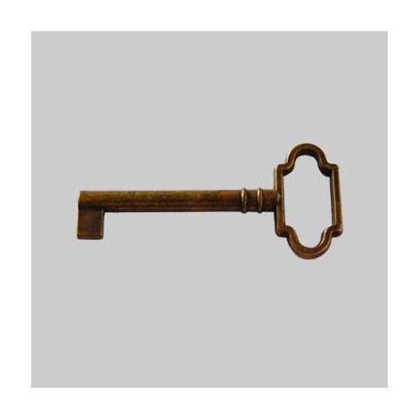 Chiave per mobili 7010 31x67 mm - patinato antico