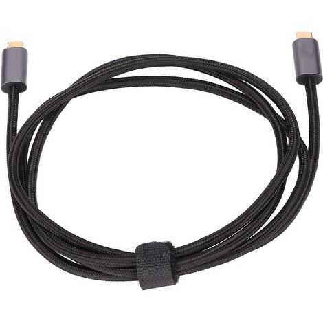 Câble d'extension Type-C, USB 3.2, 100 W, 20 Gbit/s, 8K, 60 Hz, adaptateur Type-C mâle-mâle, adapté à une utilisation au bureau et à l'étude, 150 cm. (1/5)
