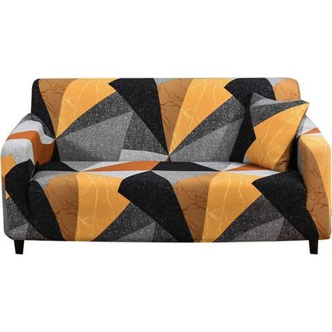 Unbranded Sofa Cover - Extendable 2-Seater (140 to 170 cm) - Synthetic Material - Contemporary Style