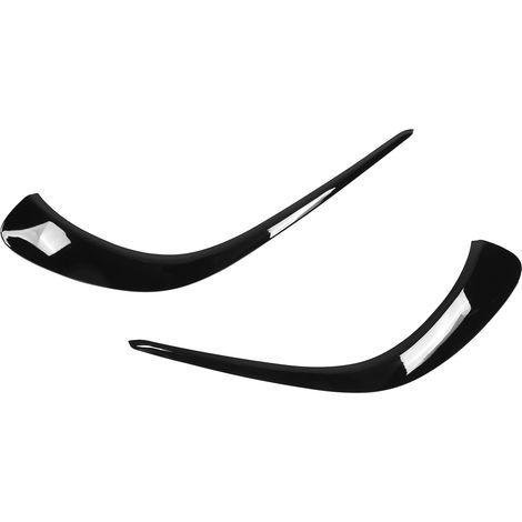 2 Spoilers Pare-chocs Avant ABS Noir Brillant Compatible Mercedes Classe CLA 2019+ (1/5)