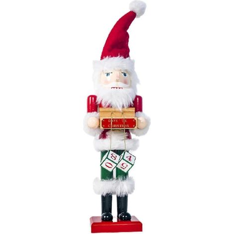 Hübsche Weihnachtsdekoration, handbemalte Holzpuppe, kreatives Weihnachtsmotiv (1/5)