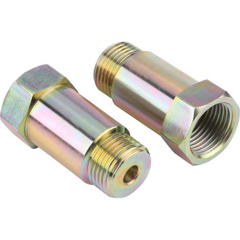 2 rallonges adaptatrices O2 jaunes M18x1.5 45mm pour capteur d'oxygène (1/5)