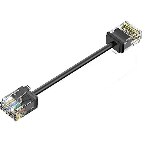Packung mit 24 dünnen UTP RJ45 Cat6/Cat6a 10 Gbit/s Cat 6 Netzwerkkabeln für Patchpanels und Switches, flexibel (1/5)