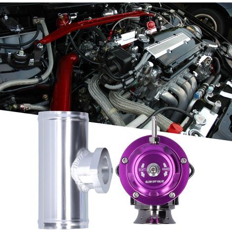 Soupape de décharge turbo billette aluminium 2,5 pouces type universel SDDBOVGRSBL FPG250 (violet) (1/5)