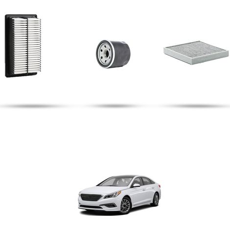Kit tagliando 3 filtri compatibile con Hyundai Sonata VII 2.0 113kw dal 2015 (1/5)
