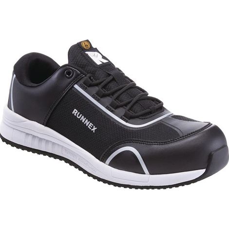 Sicherheitsschuh SportStar 5113 Größe 40 W. 11 schwarz/weiß Schuhweite11 S1PS FO SR ESD EN ISO 20345 Mikrofaser/Textil/TPU (1/4)