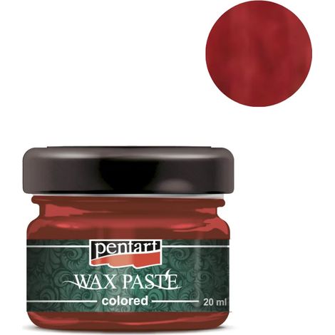 Pasta de cera roja Pentart 20 ml