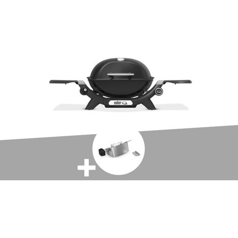 Barbecue à gaz Q 1200N noir + Rôtissoire - Weber