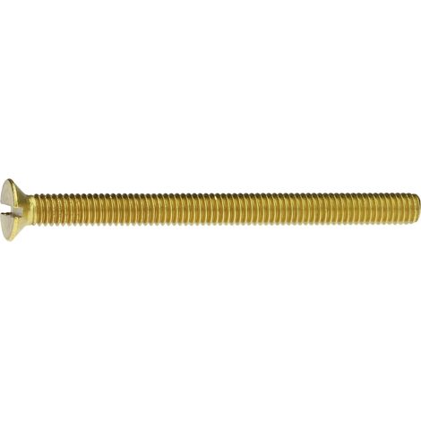 Reidl DIN 963 Senkschrauben mit Schlitz M 10 x 30, Messing blank (1/4)
