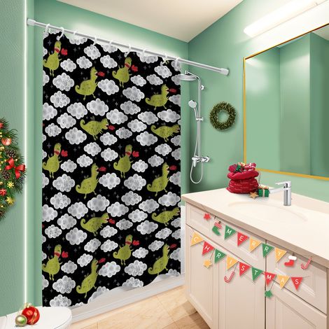 Rideau de douche en polyester 180x180 robuste bâche de douche pour offrir à noël ou un anniversaire (1/5)