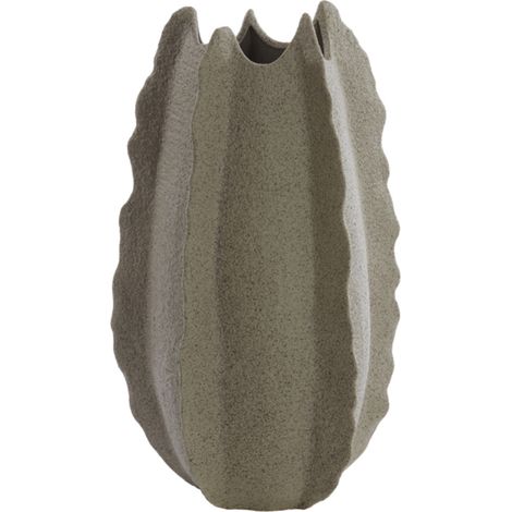 Light & Living KELAPA Vase Keramik Grau-Grün – Ø31x53 cm