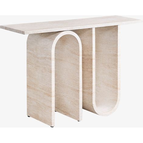 Consola recibidor en cemento look travertino Ceravi SKLUM (1/5)